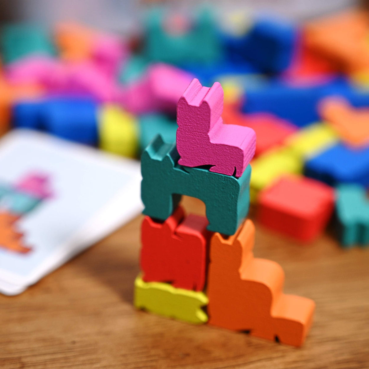 Kittin Dexterity Game by Alley Cat Games – 2–8 Players, Ages 6+, Fast Cat Stacking Fun