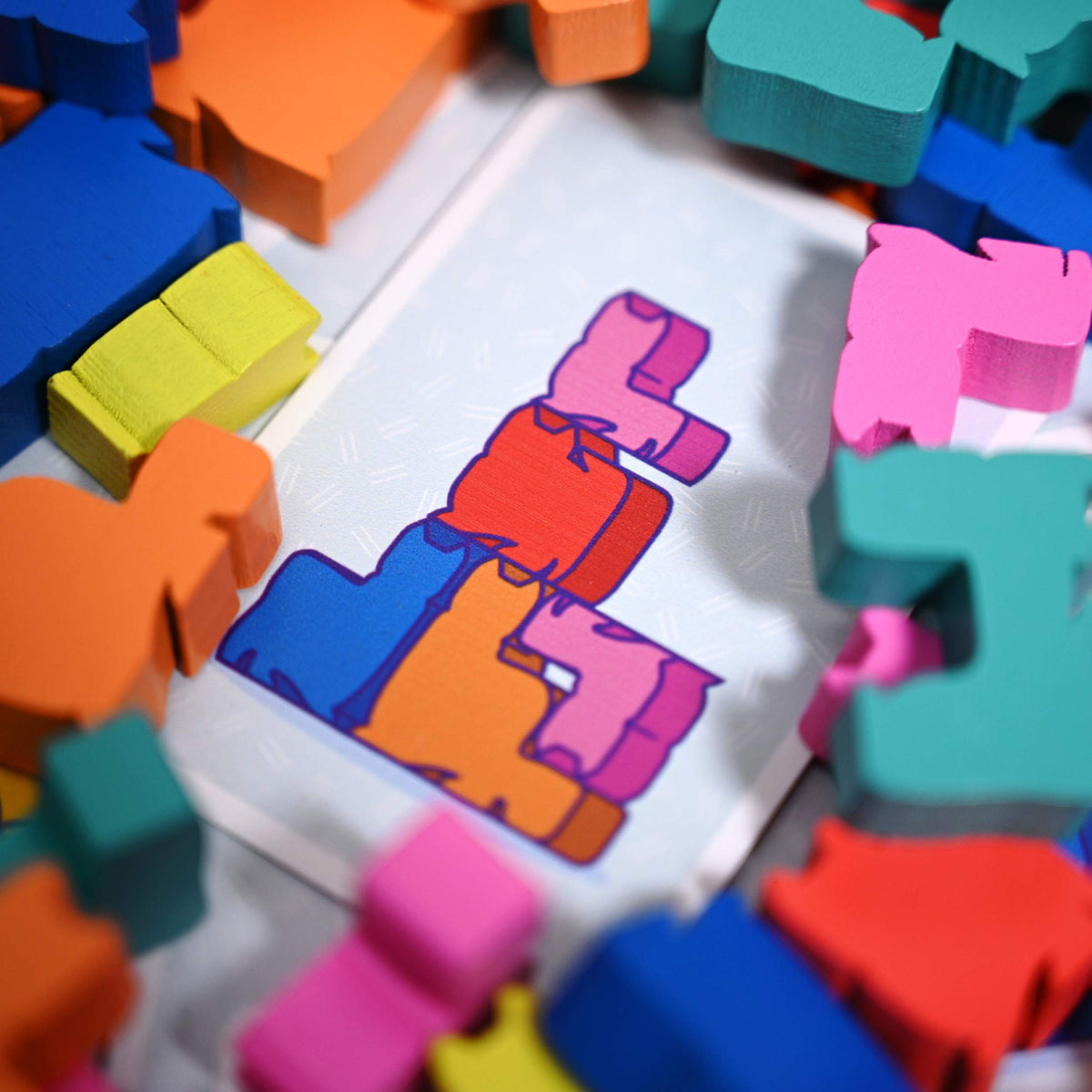 Kittin Dexterity Game by Alley Cat Games – 2–8 Players, Ages 6+, Fast Cat Stacking Fun