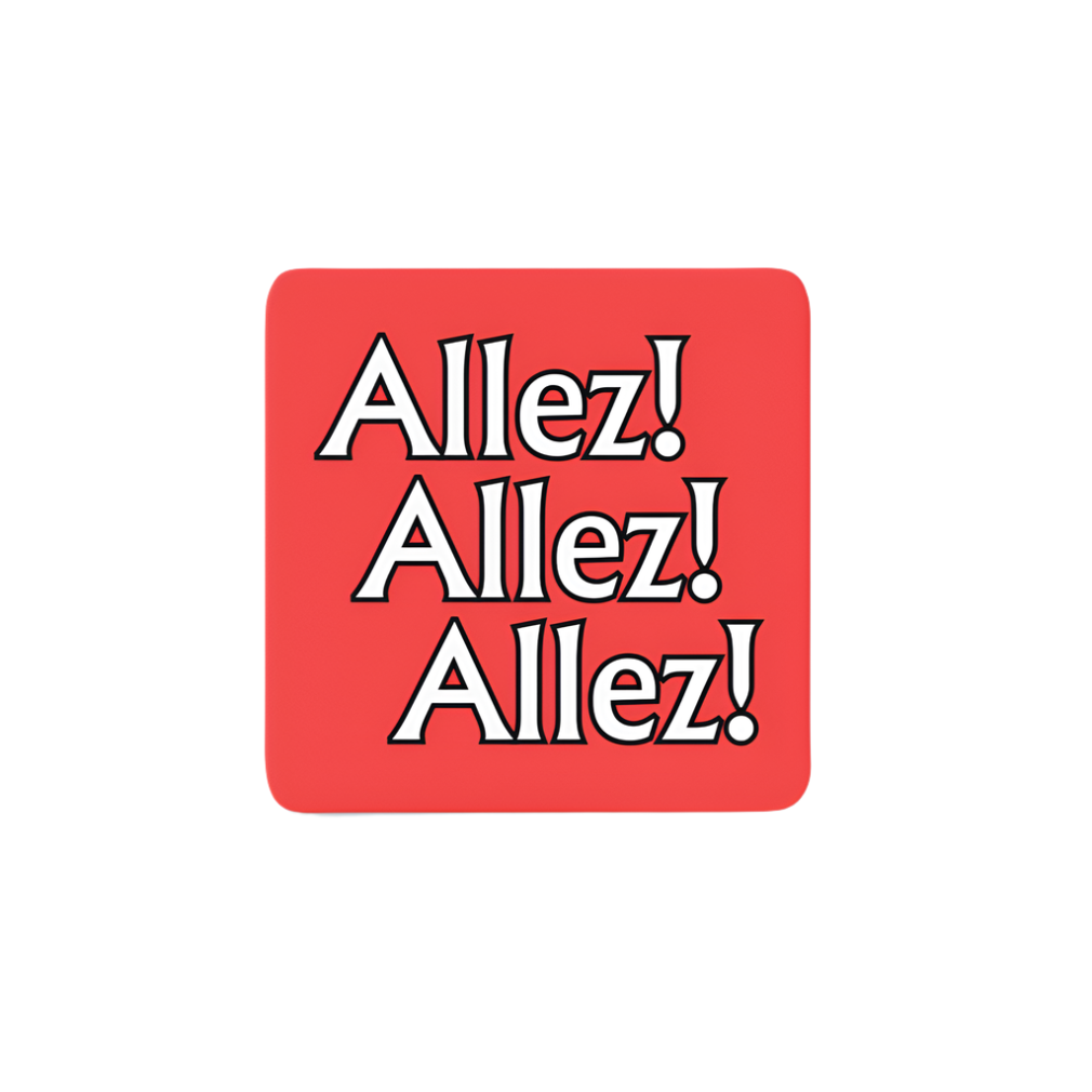Allez Allez Allez LFC Coaster