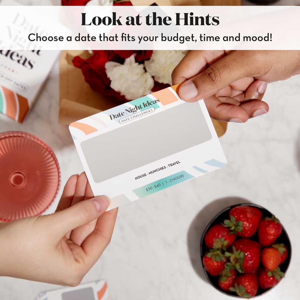 All Natural Shop — Romantic & Fun Scratch Off Date Night Ideas Card Game