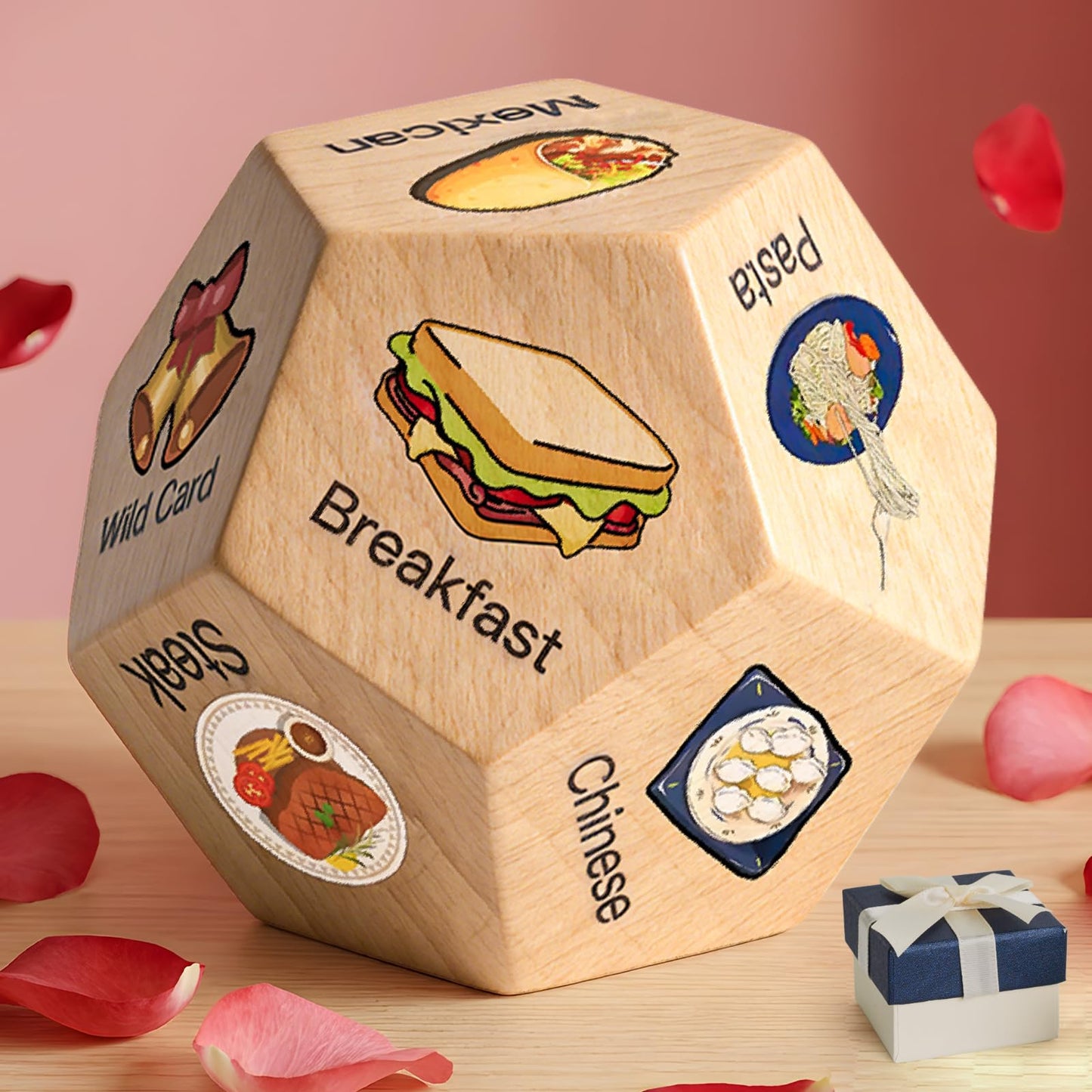 Allotall Valentines Day Gifts for Him & Her – Colorful Date Night Dice