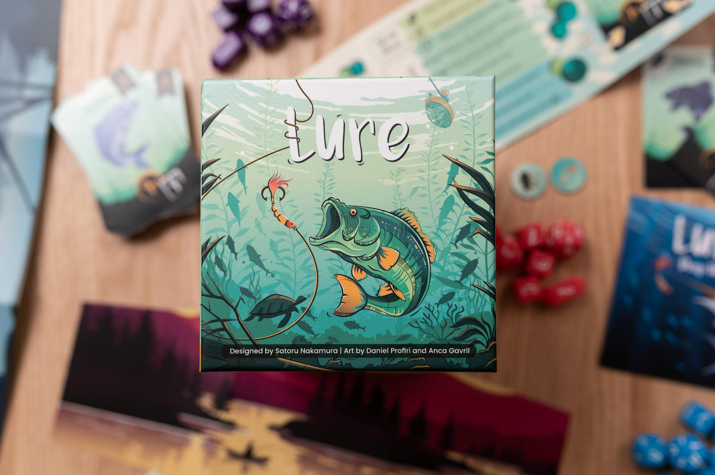 Allplay Lure Board Game – Push-Your-Luck Fishing for 2-5 Players