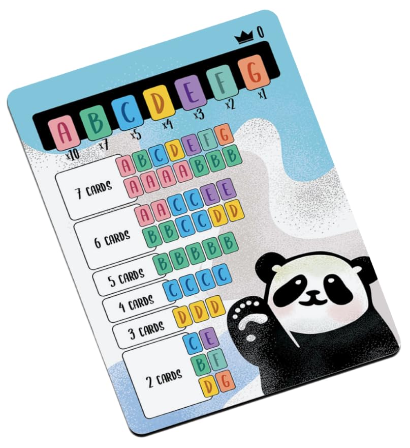 Allplay Panda Panda Board Game – Tiny Box Card Game for Adults & Families | 15 Minutes, 2–4 Players