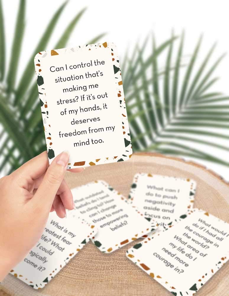 Allura & Arcia 52 Stress Relief Cards for Mindfulness, Meditation & Self-Care
