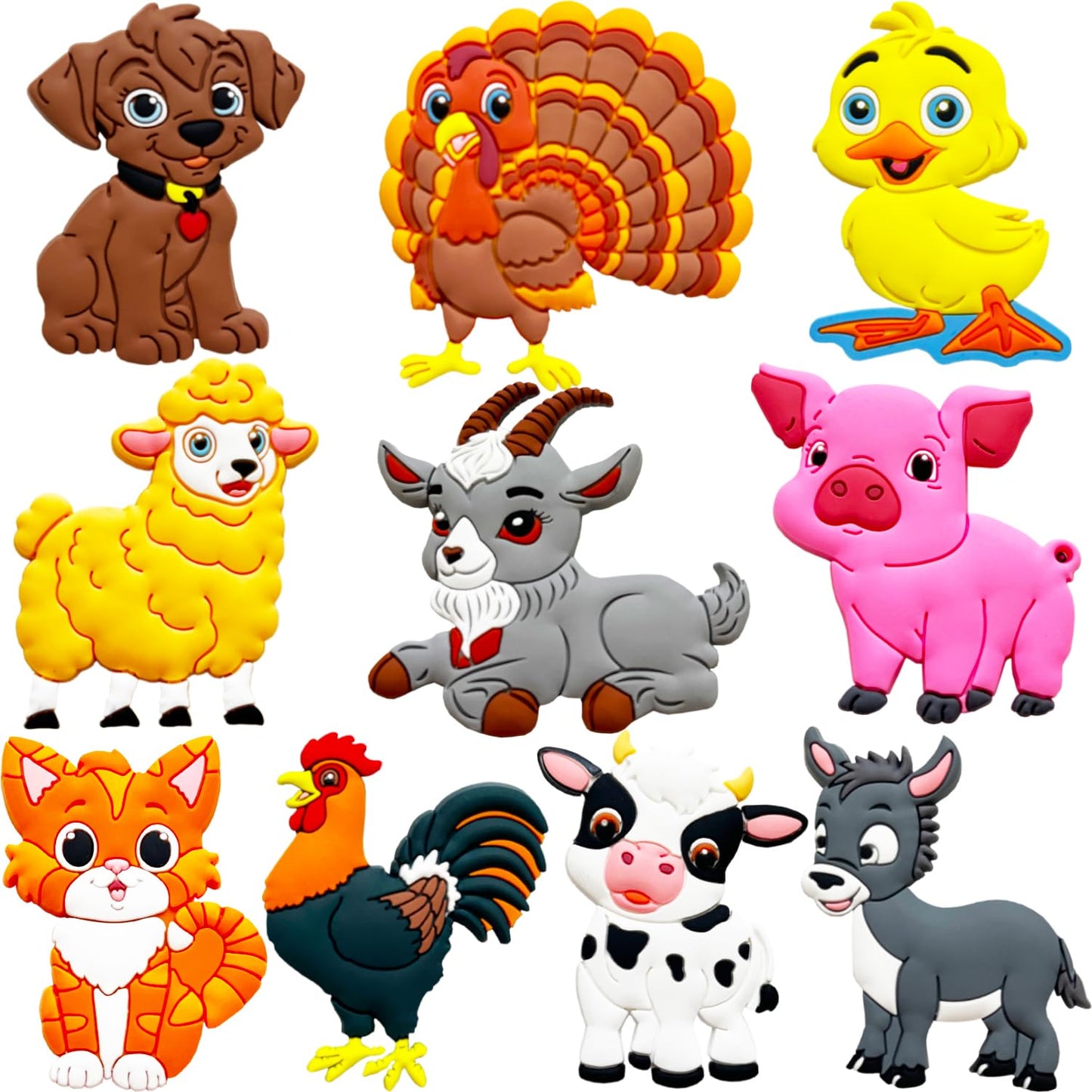 ALNETI Fridge Magnets for Toddlers – Farm Animals | Montessori Learning Toys for Baby