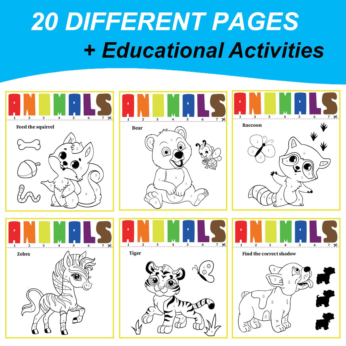 ALNETI Paint with Water Books for Toddlers - Mess-Free Watercolor Art for Kids 3-8