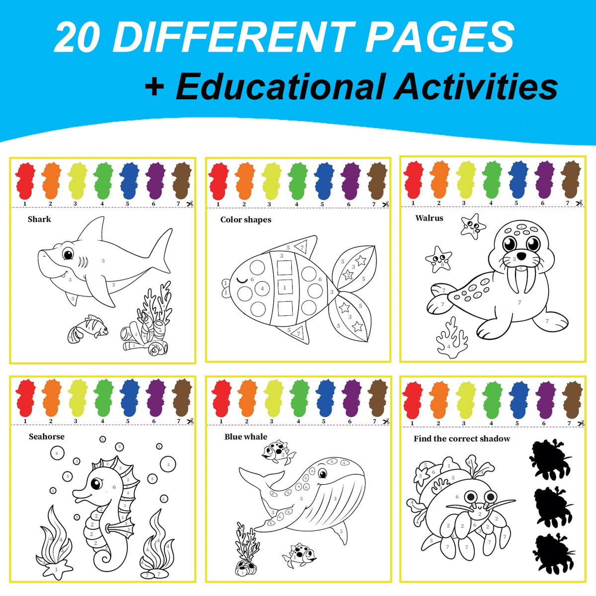 ALNETI Watercolor Book for Toddlers – 3-in-1 Water Paint Set, Mess-Free Art for Ages 3-5
