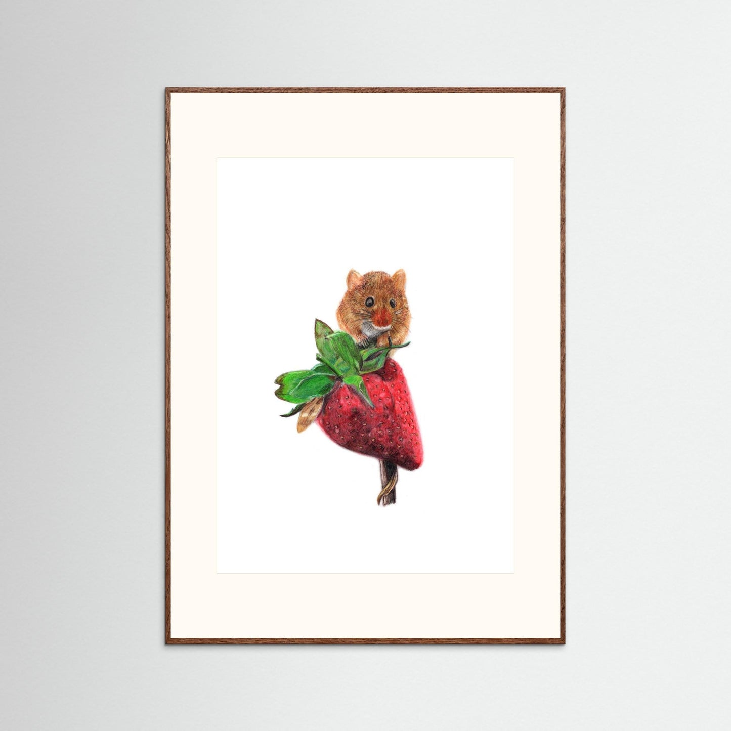 Field Mouse Woodland Art Print