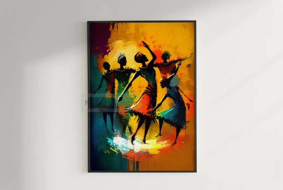 African Ethnic Portrait Wall Art