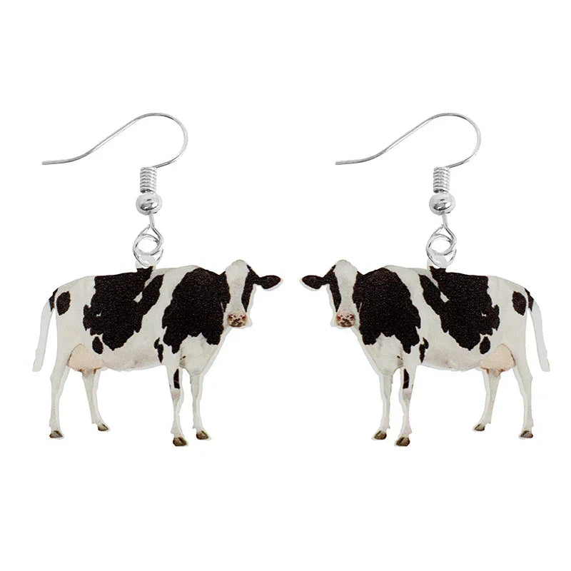 Animal-Themed Dangle Drop Earrings – Rabbit, Parrot, Bird, Frog, Butterfly & Other Animal Designs