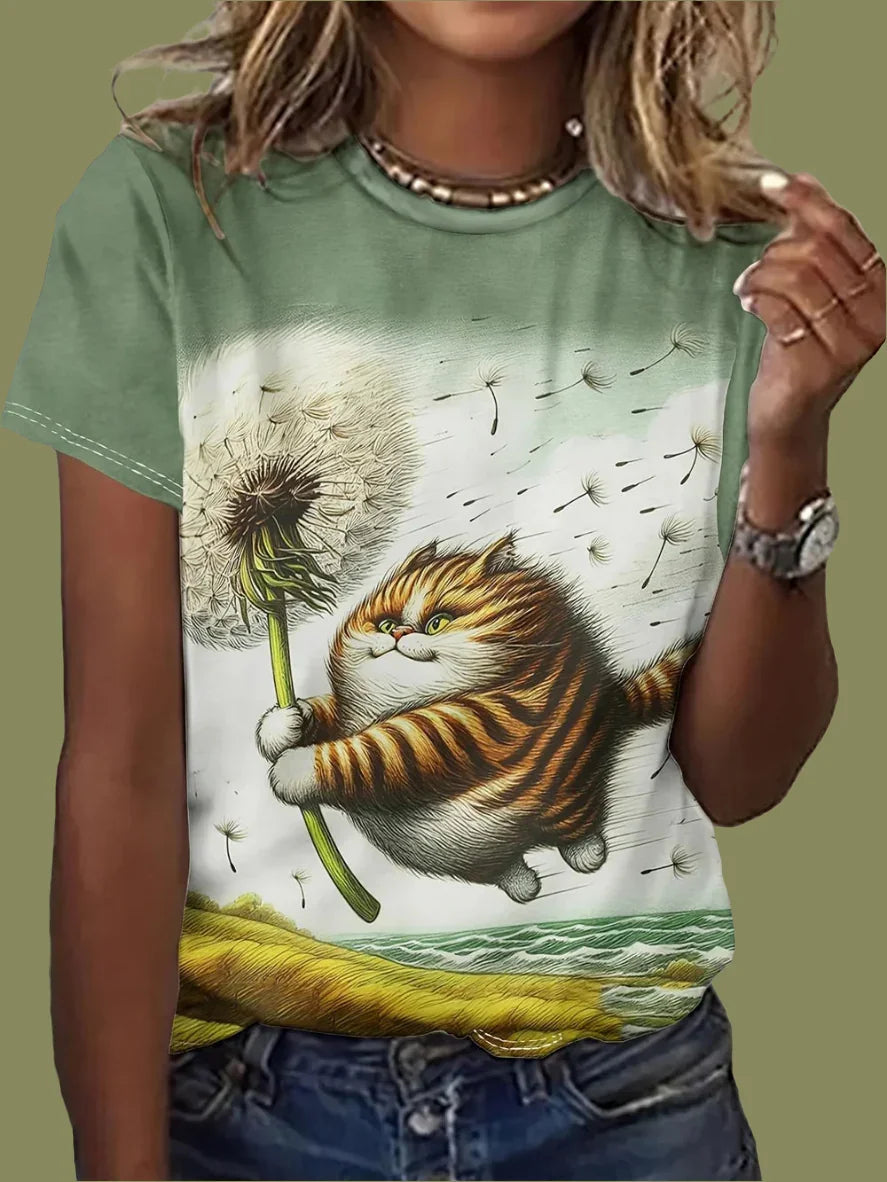 1.Ultra-Modern Stylish Unisex Animal T-Shirts (S-2XL)