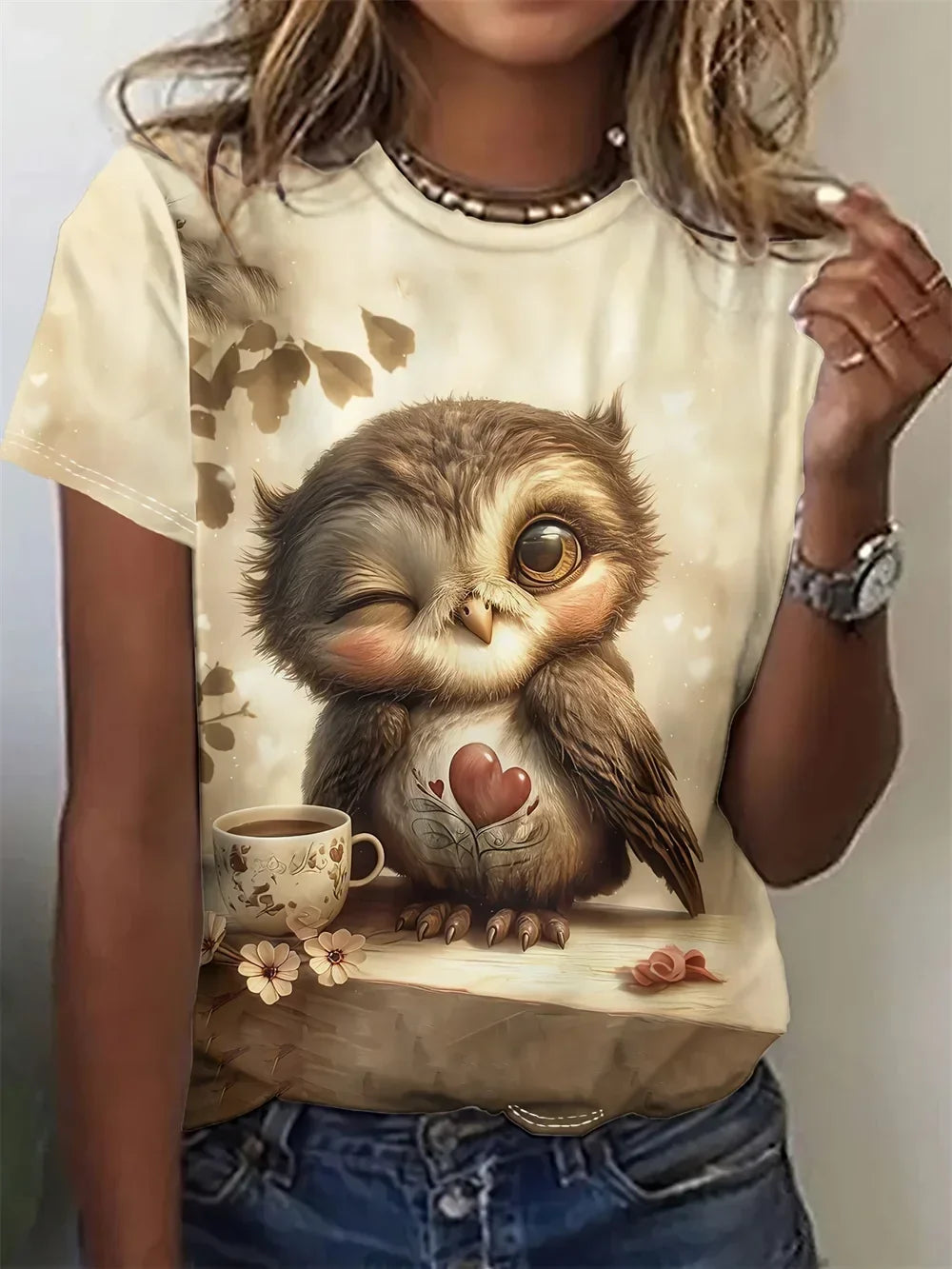 2.Ultra-Modern Stylish Birds T-Shirts Collection (S-2XL)