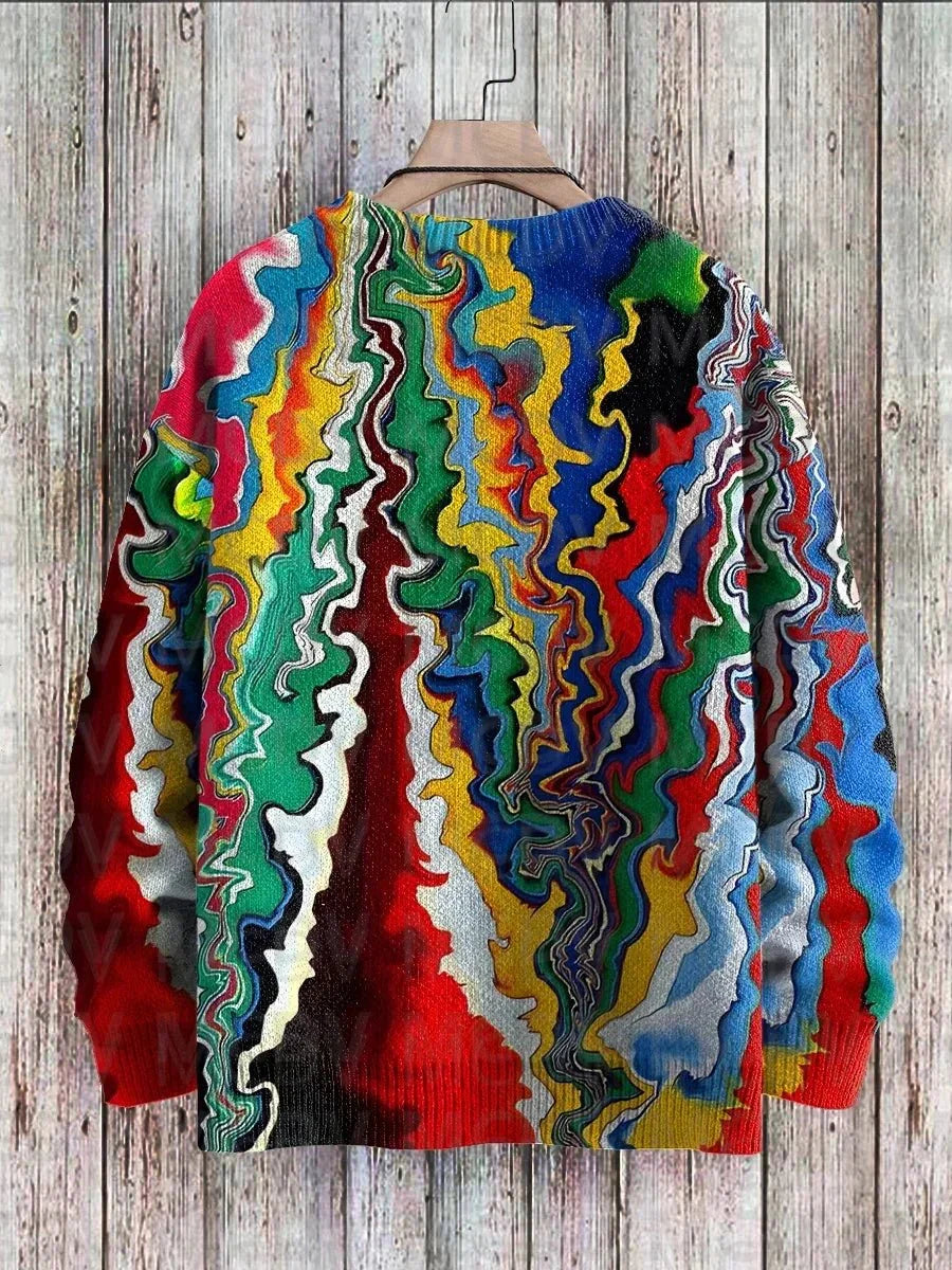 Unisex Multicolour Art Sweater [SELECTION]