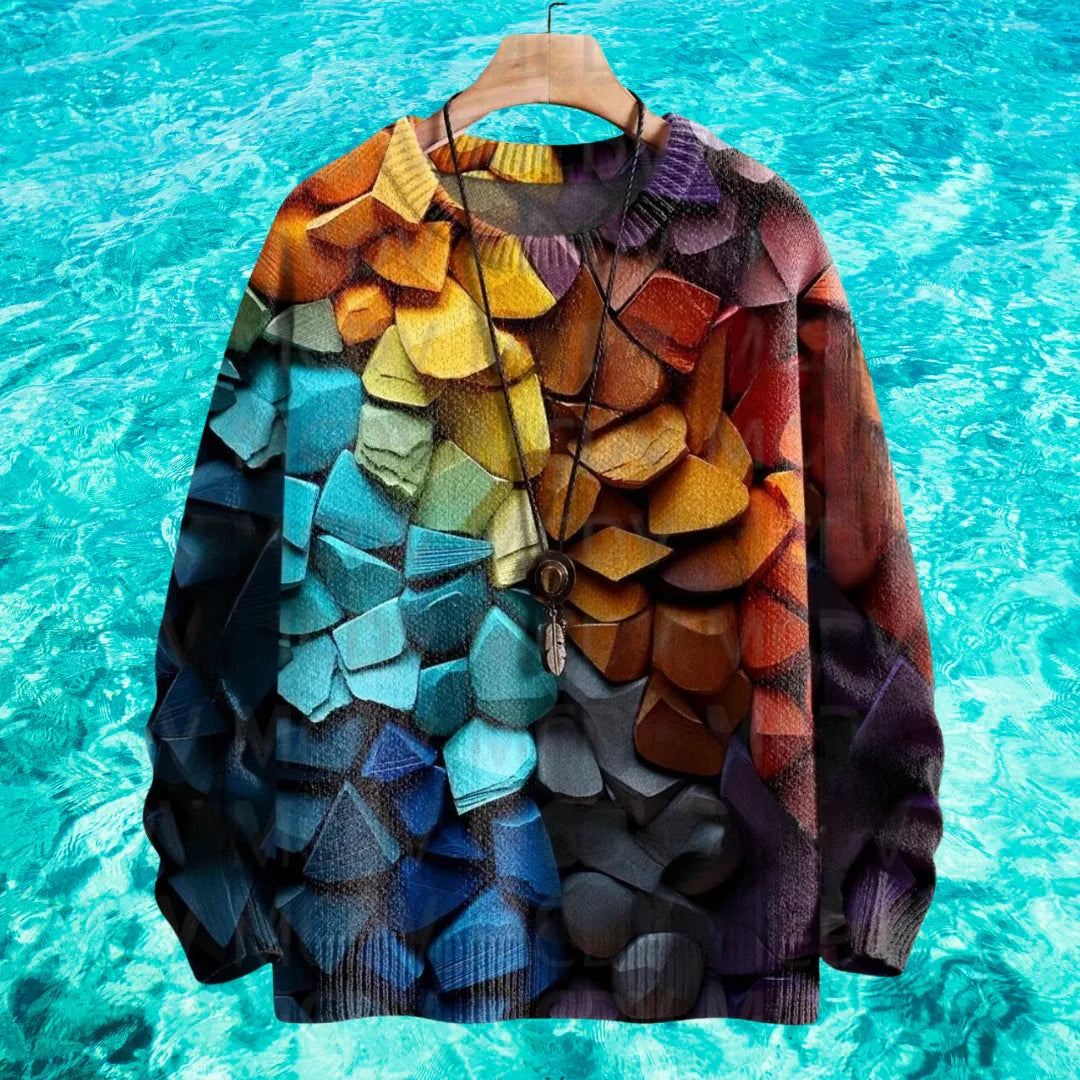 Unisex Multicolour Art Sweater [SELECTION]