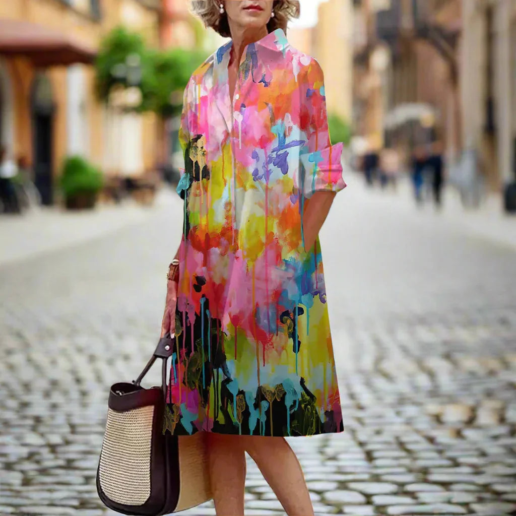 Abstract & Garden-Inspired Floral Dress Collection