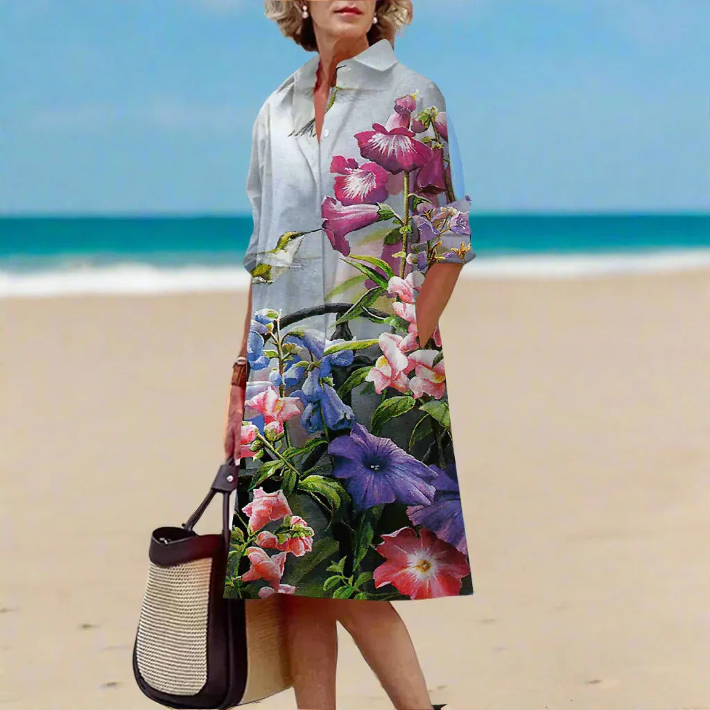Abstract & Garden-Inspired Floral Dress Collection