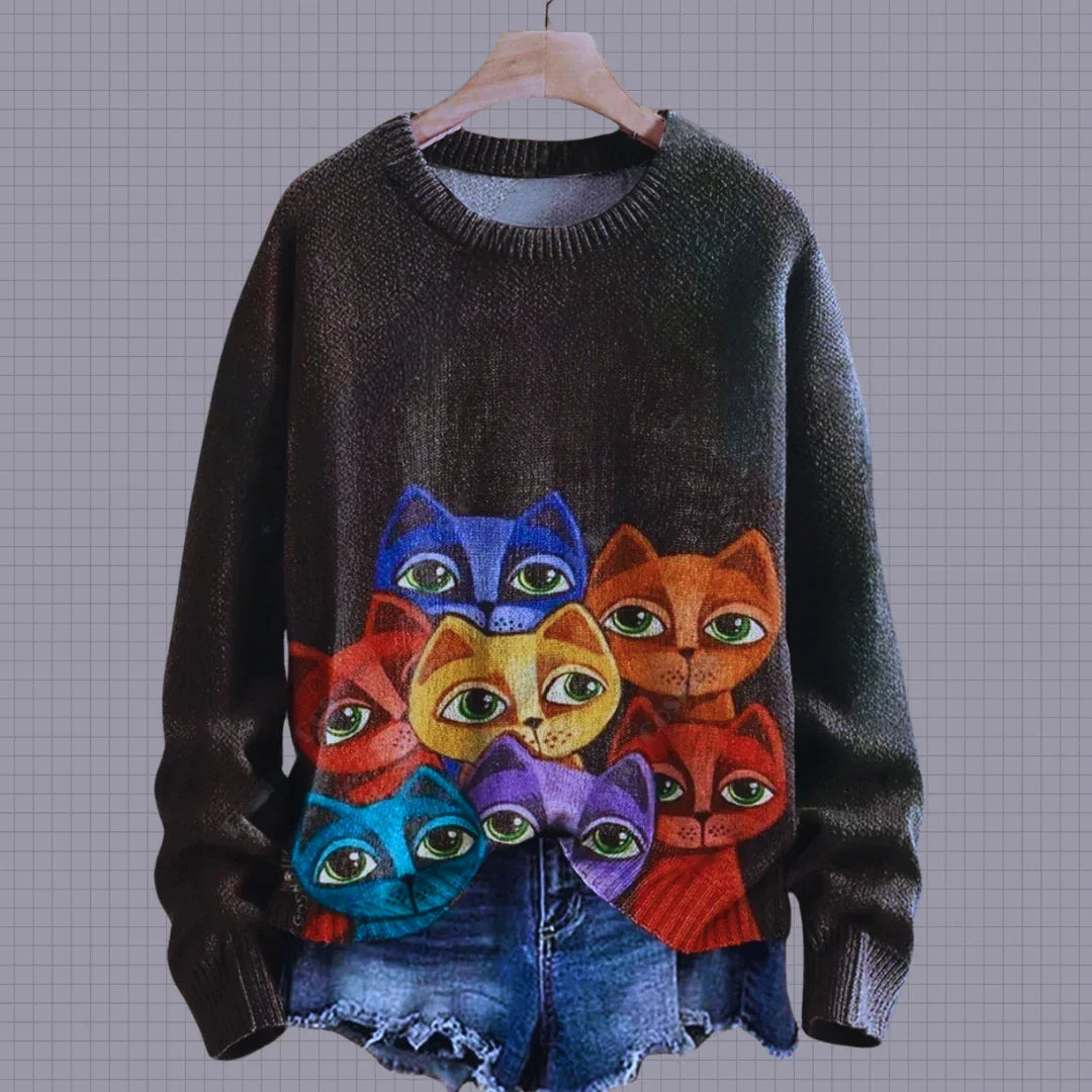 Cute Casual Cat Sweater SELECTION