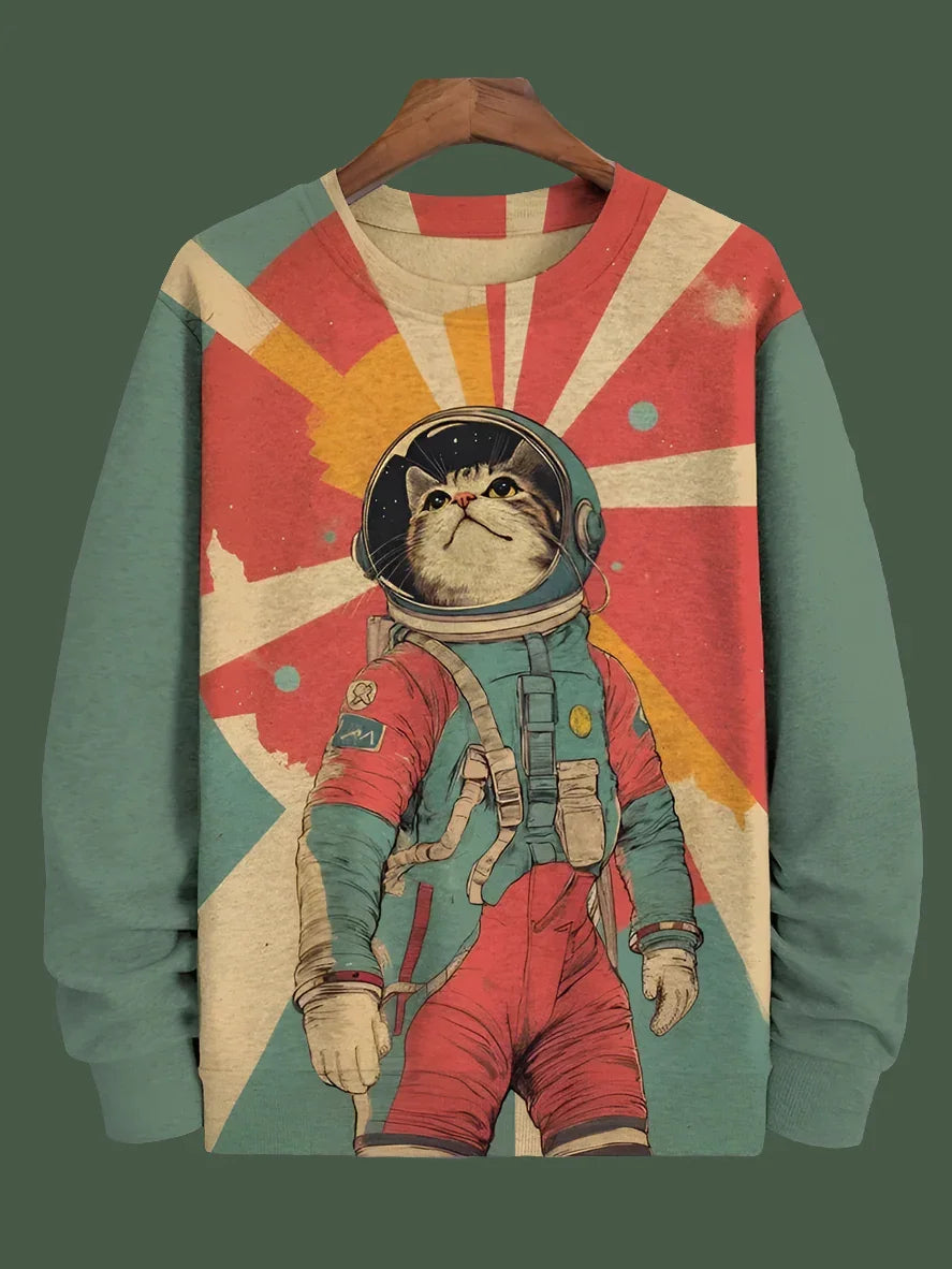 Cat Art Sweatshirt Collection