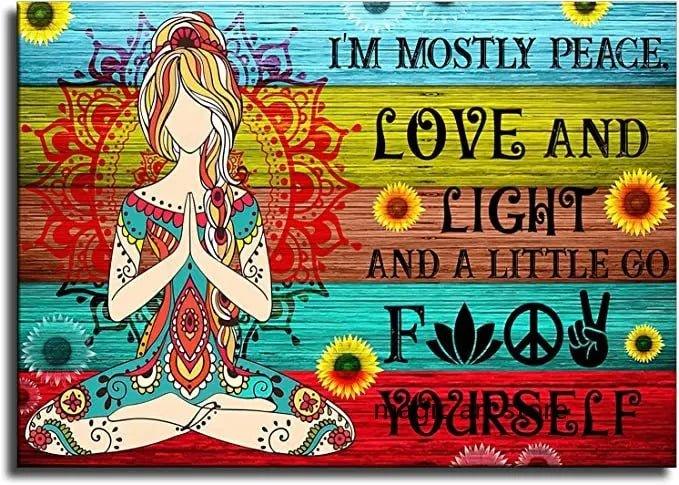 7 Chakra with Mudras Wall Hanging  Chart [SELECTION]