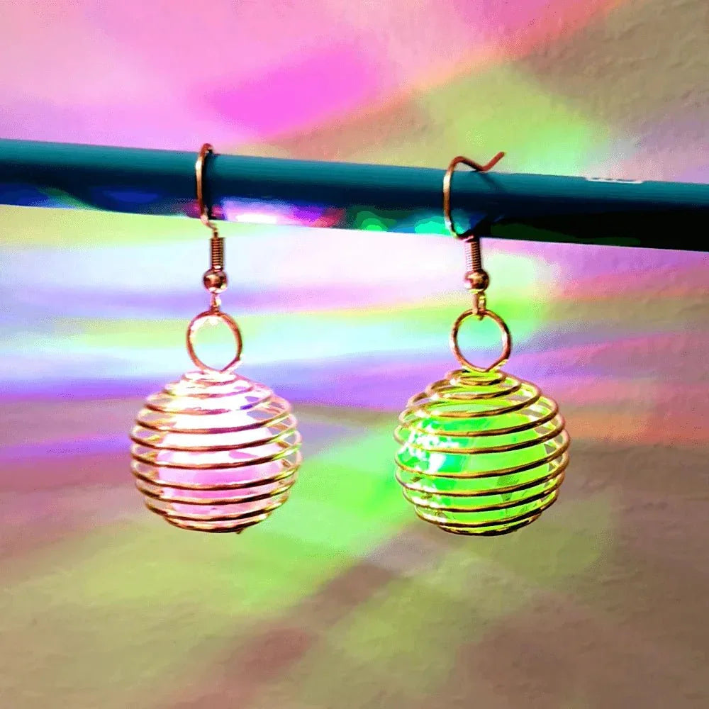 Round LED Lumious Drop Earrings SELECTION