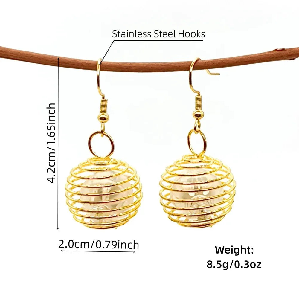 Round LED Lumious Drop Earrings SELECTION