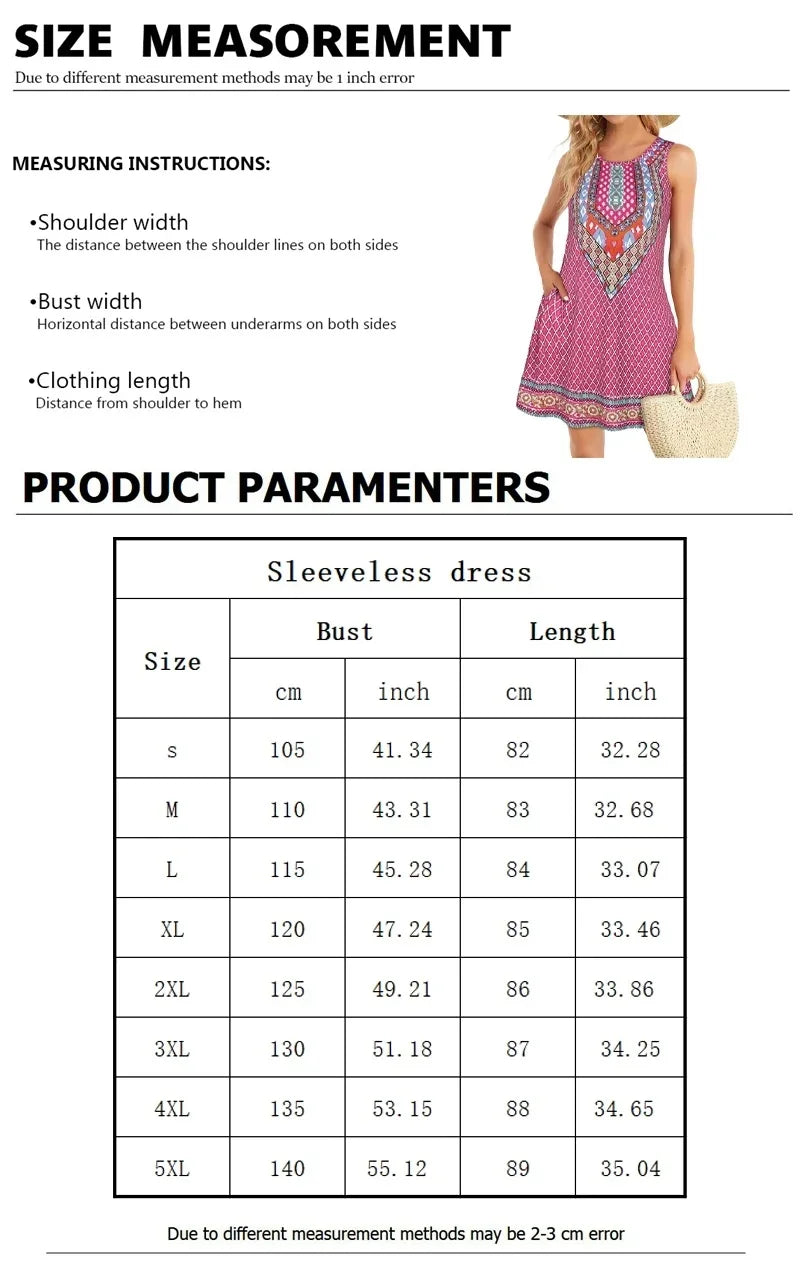 Elegant Sleeveless Knee-Length Dress Collection with Animal and Plant Prints