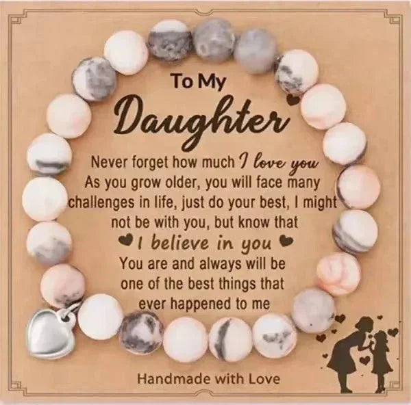 Beaded Gemstone Bracelet With Gift Card SELECTION