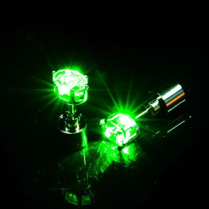 Unique Colourful LED Luminous Ear Studs SELECTION