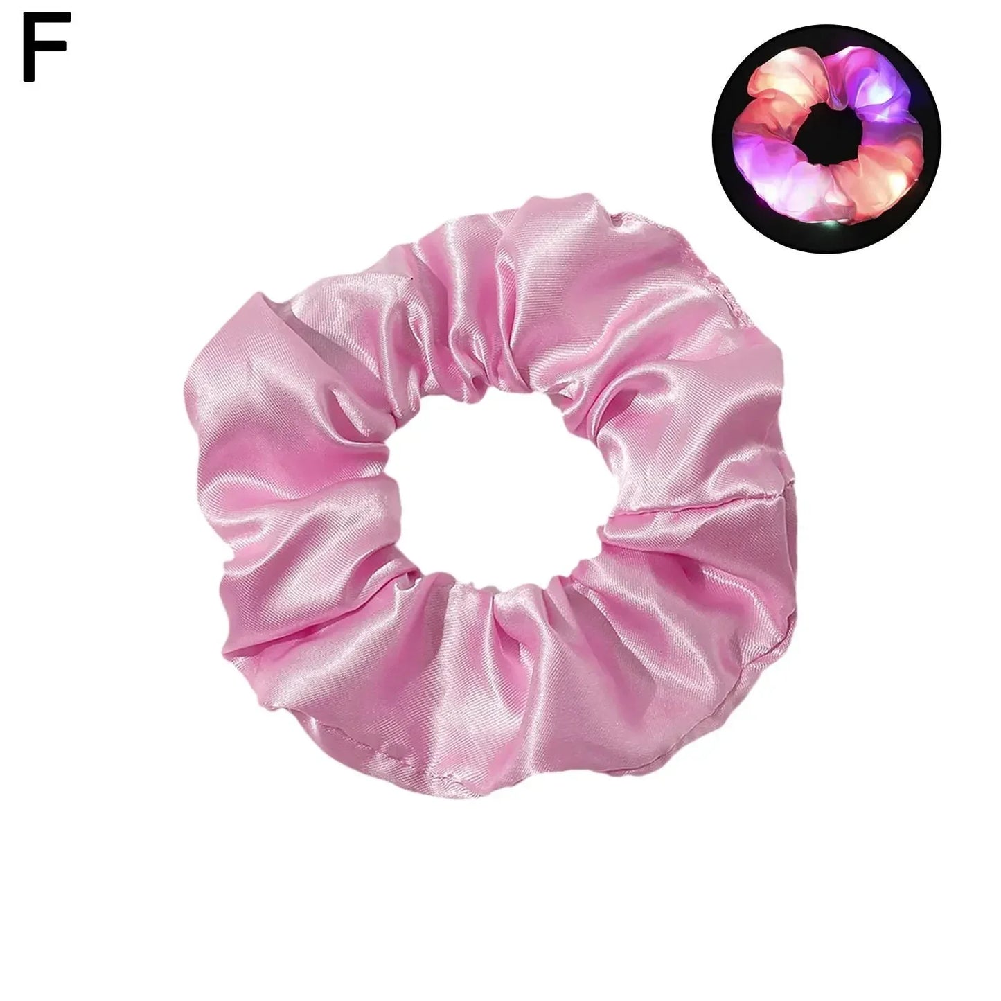 LED Luminous Glow In The Dark Elastic Hair Band SELECTION