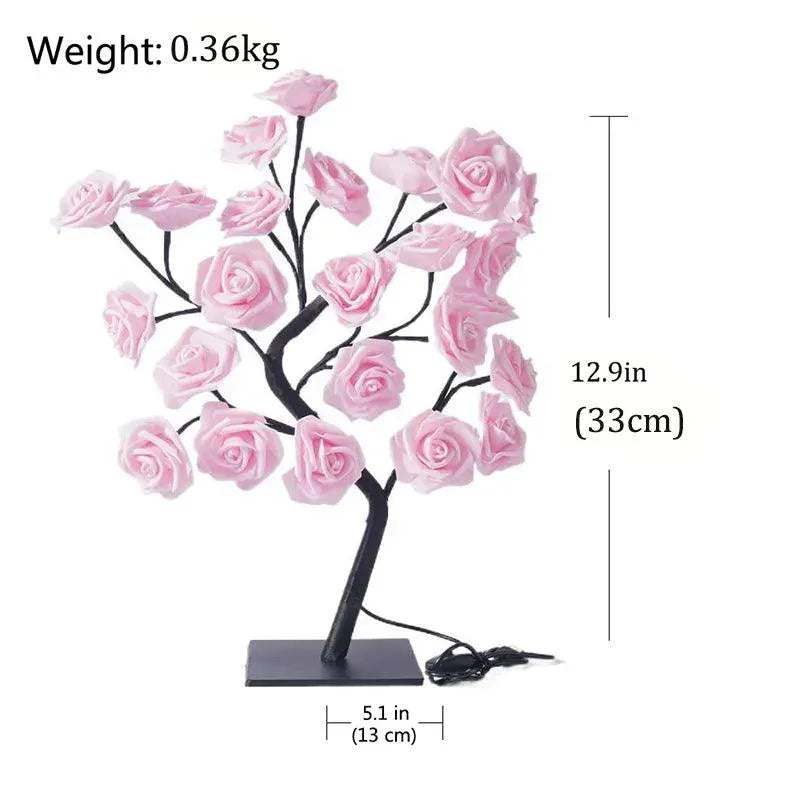 Rose Flowers Bush LED Table Lights