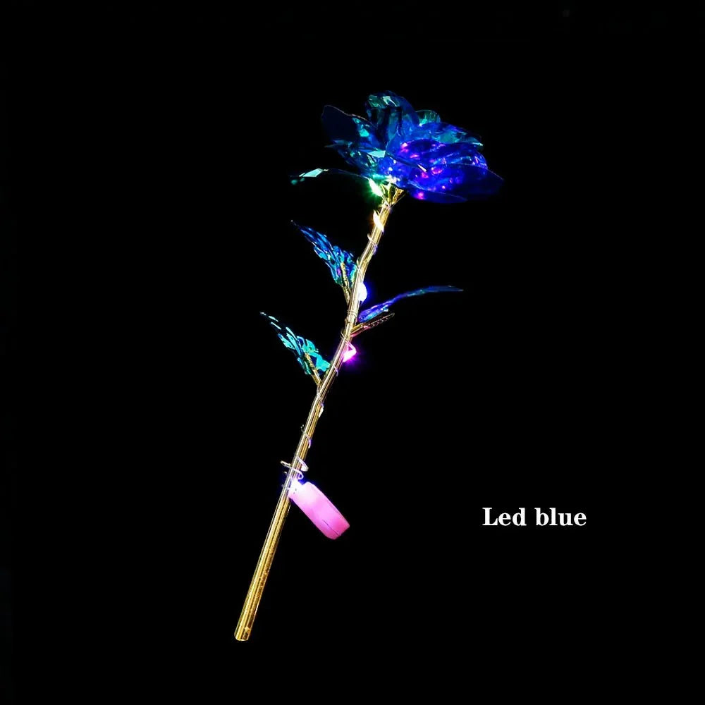 LED 24K Foil Plated Roses