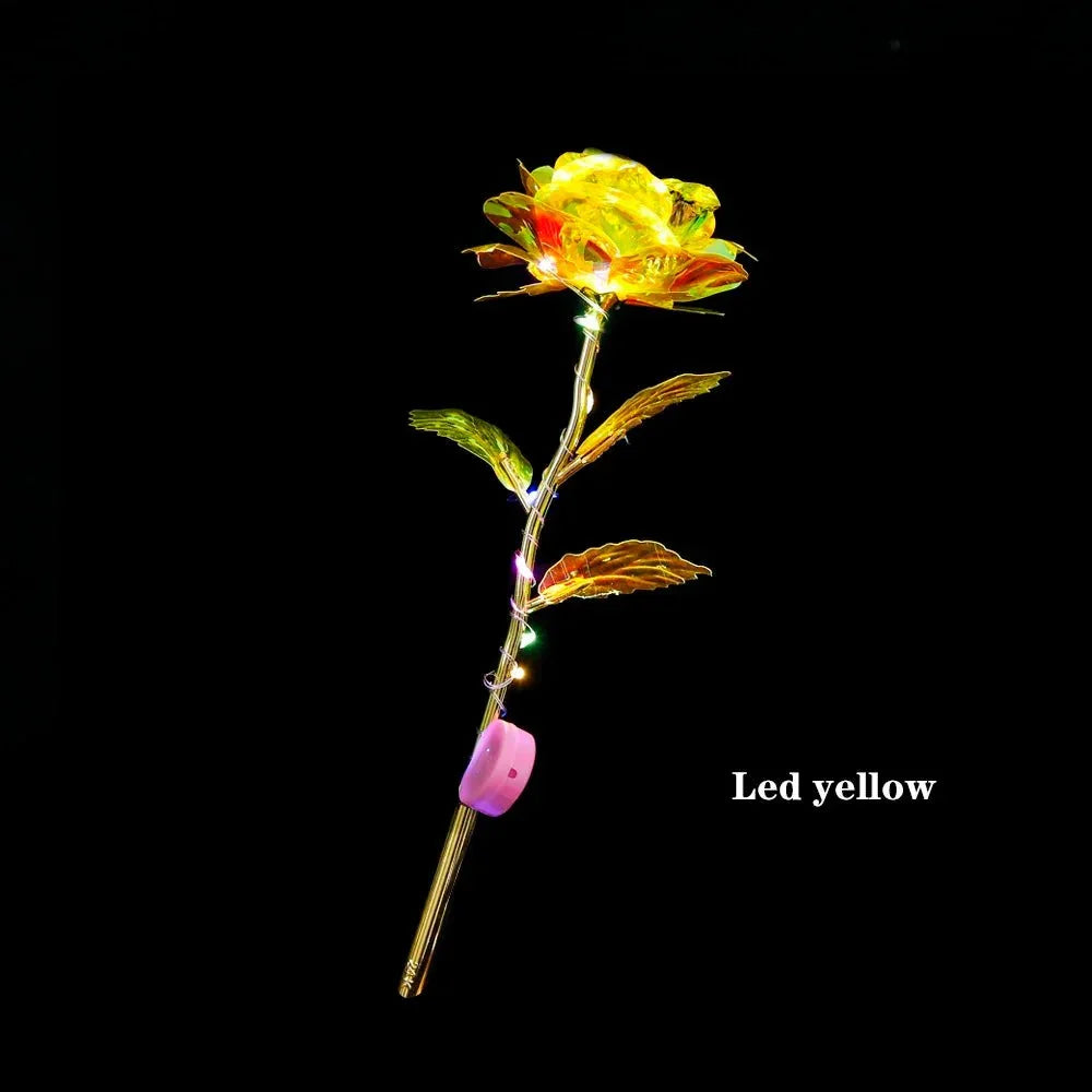 LED 24K Foil Plated Roses