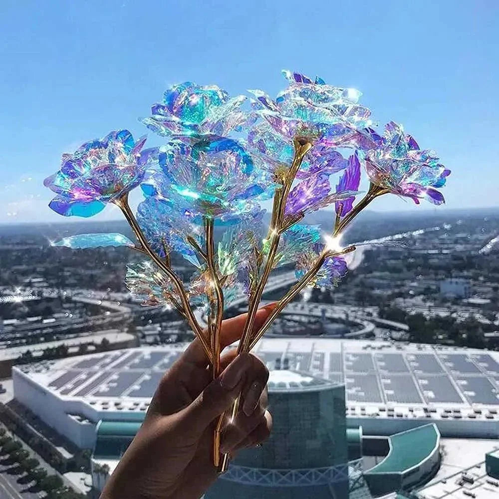 LED 24K Foil Plated Roses