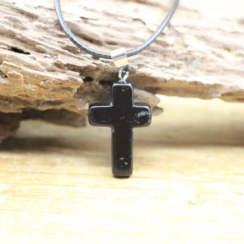 Crystal Quartz Cross Shape Pendant SELECTION