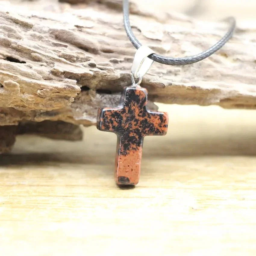 Crystal Quartz Cross Shape Pendant SELECTION