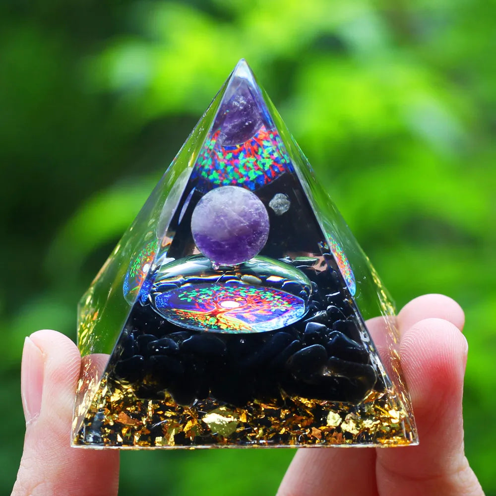 Crystals Stone Orgone Energy Generator Pyramid SELECTION