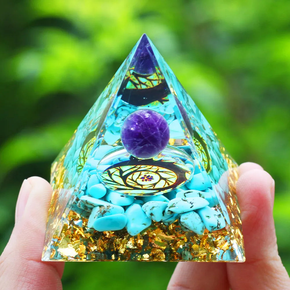 Crystals Stone Orgone Energy Generator Pyramid SELECTION