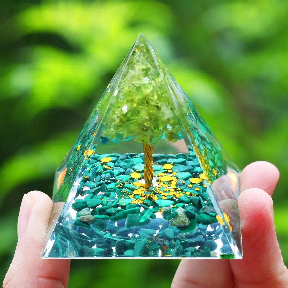 Crystals Stone Orgone Energy Generator Pyramid SELECTION