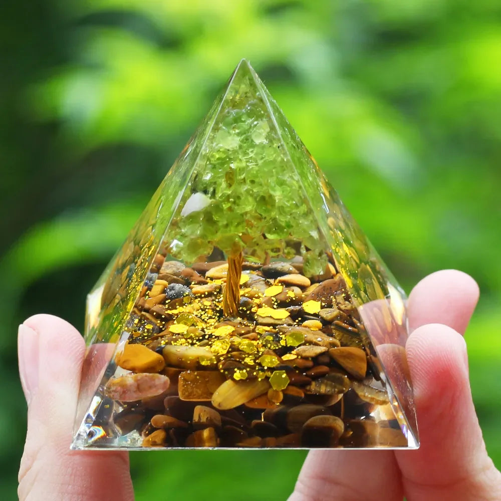 Crystals Stone Orgone Energy Generator Pyramid SELECTION