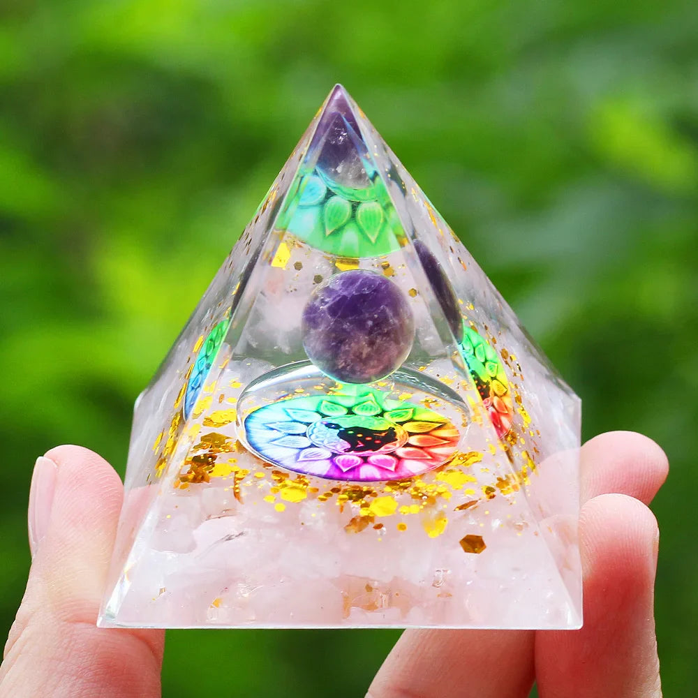 Crystals Stone Orgone Energy Generator Pyramid SELECTION