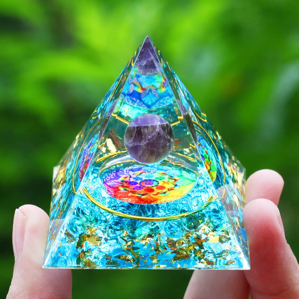 Crystals Stone Orgone Energy Generator Pyramid SELECTION