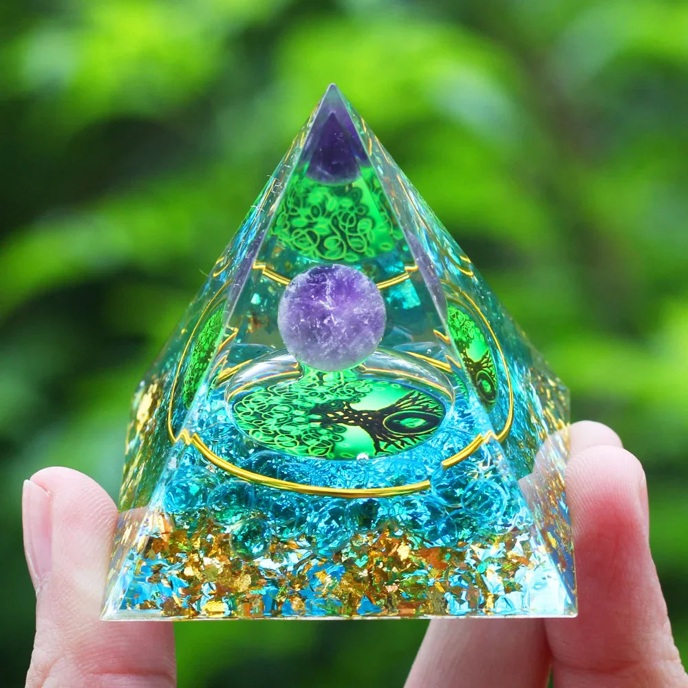 Crystals Stone Orgone Energy Generator Pyramid SELECTION