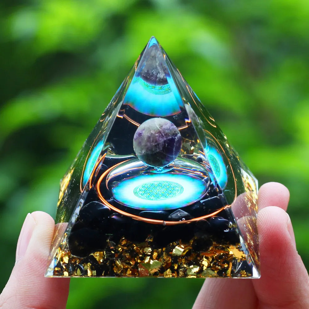 Crystals Stone Orgone Energy Generator Pyramid SELECTION