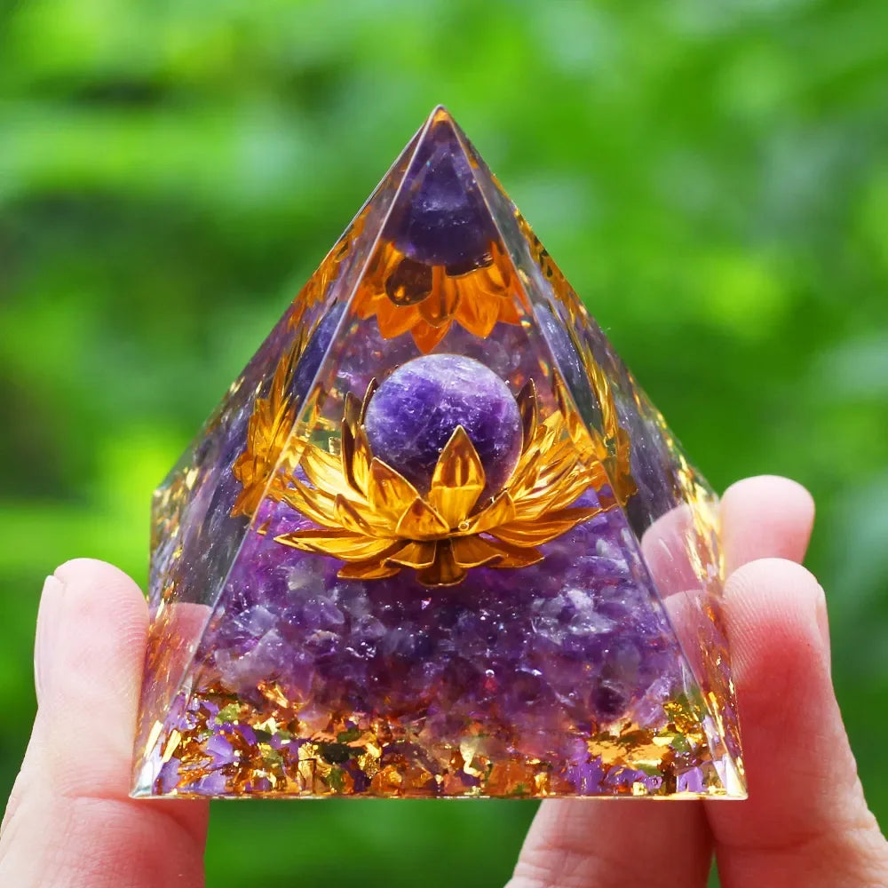 Crystals Stone Orgone Energy Generator Pyramid SELECTION