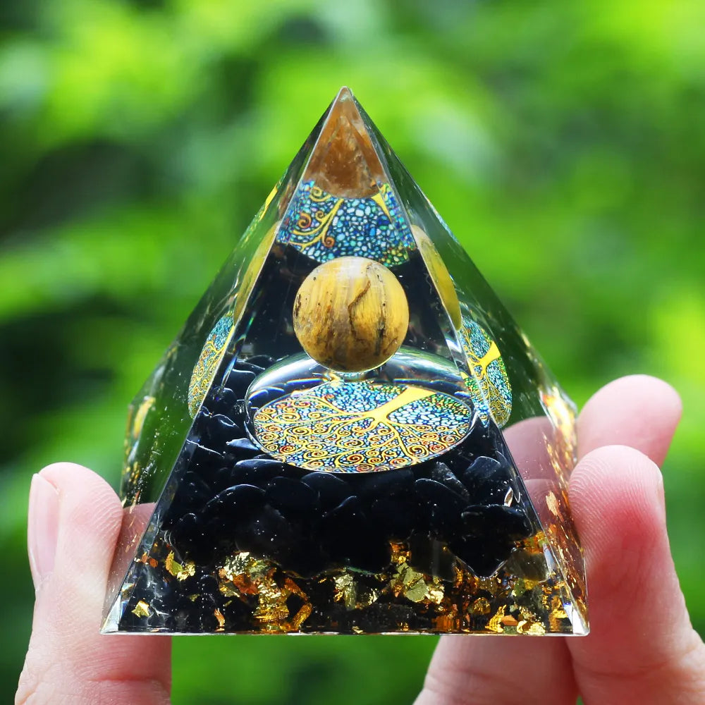 Crystals Stone Orgone Energy Generator Pyramid SELECTION
