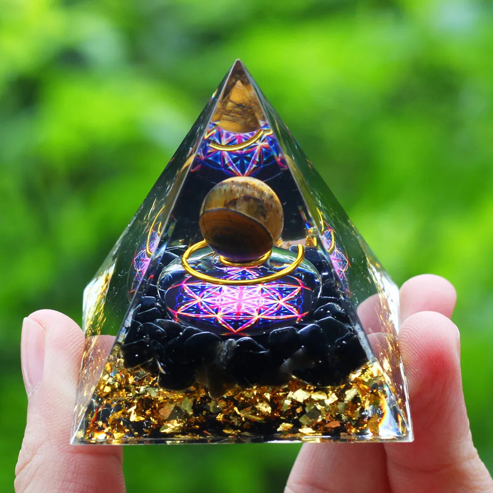 Crystals Stone Orgone Energy Generator Pyramid SELECTION