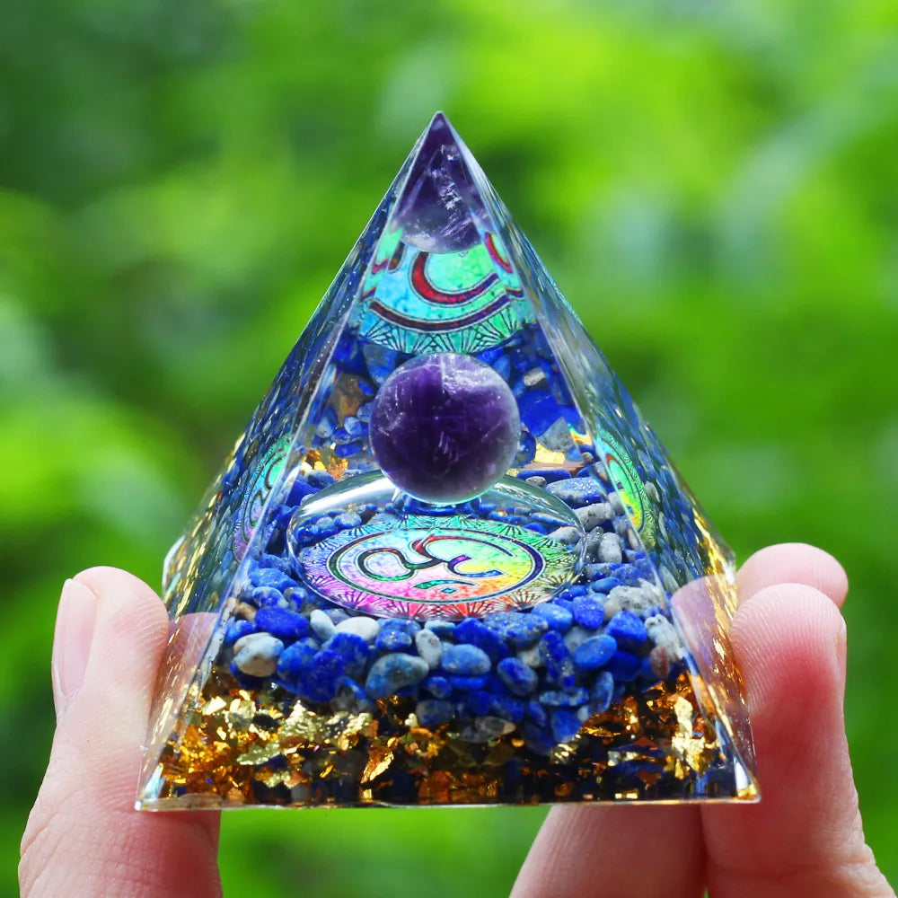 Crystals Stone Orgone Energy Generator Pyramid SELECTION