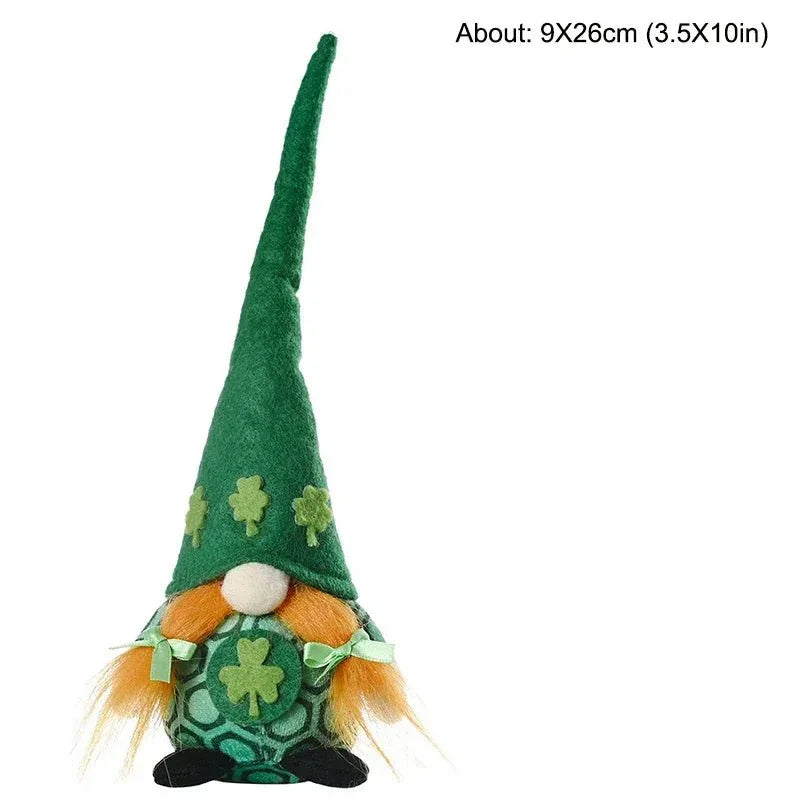 22 Styles St Patrick's Day Decorations Plush Gnome Green Faceless Doll Irish Day Party Decor Saint Patrick Ornaments Irish Gifts
