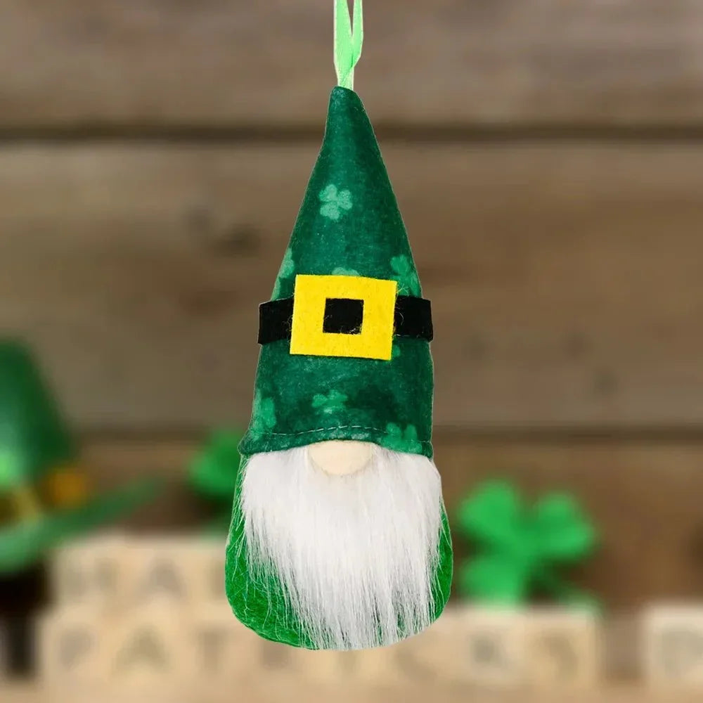22 Styles St Patrick's Day Decorations Plush Gnome Green Faceless Doll Irish Day Party Decor Saint Patrick Ornaments Irish Gifts