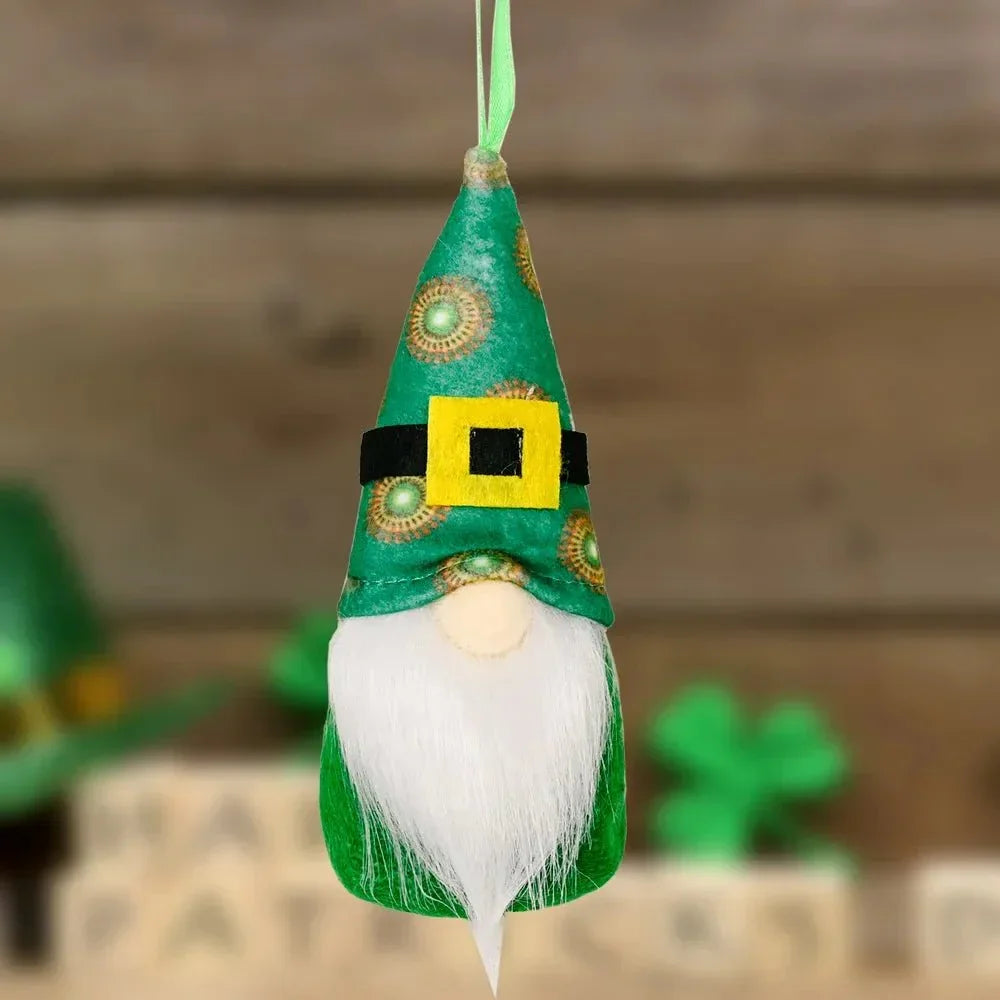 22 Styles St Patrick's Day Decorations Plush Gnome Green Faceless Doll Irish Day Party Decor Saint Patrick Ornaments Irish Gifts